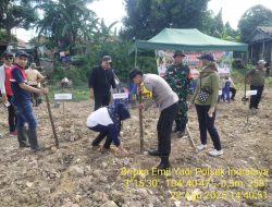 Polsek Indralaya Laksanakan Penanaman Jagung untuk Dukung Ketahanan Pangan