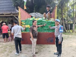 Polres Ogan Ilir Bersama BULOG Gelar Gerakan Pangan Murah, 10 Ton Beras Ludes Terjual