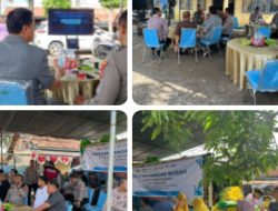 Kapolres Ogan Ilir Dan Kapolsek Indralaya Bersama Forkopimda, Ikuti Zoom Meeting Kick Off Launching Gerakan Pangan Murah Pimpinan Bapak Kapolri
