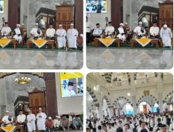 Polres Ogan Ilir dan Polsek Indralaya Amankan Safari Dakwah Buya Yahya di Masjid An-Nabawi UNSRI Indralaya
