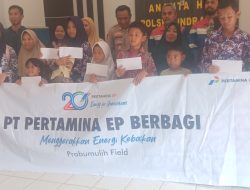 Pertamina Ep Berbagi Bersama Polsek Indralaya Polres Ogan Ilir Gelar Bakti Sosial, Gerakkan Energi Kebaikan untuk Masyarakat