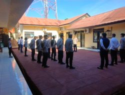 Apel Siaga 1 Polsek Indralaya, Tegaskan Kesiapan Personel Jaga Kamtibmas