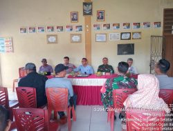 GIAT RAPAT KOORDINASI DALAM RANGKA MENYIKAPI PERKEMBANGAN SITUASI SAAT INI BERTEMPAT DI KANTOR CAMAT INDRALAYA SELATAN KAB.OGAN ILIR