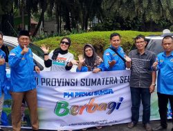 ‎ ‎Bukan Sekadar Berita, PWI Sumsel Hadirkan Kebahagiaan Lewat Nasi Kotak dan Es Teh ‎