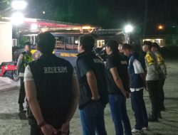 Patroli Malam Hari Diintensifkan, Kanit Reskrim Bersama Kanit Binmas Pimpin Patroli KRYD