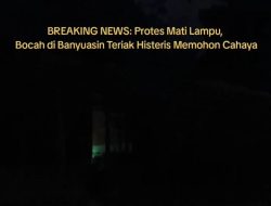 BREAKING NEWS: Protes Mati Lampu, Bocah di Banyuasin Teriak Histeris Memohon Cahaya