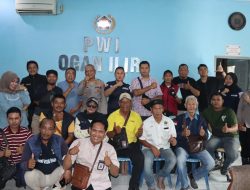 Humas Polres Ogan Ilir Jalin Silaturahmi dengan PWI OI Tingkatkan Sinergi Kemitraan