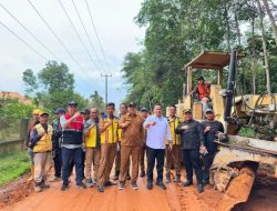 Sering di Keluhkan, Jalan Mendal Mendil di Kecamatan Rambutan di Bangun