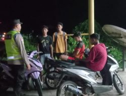Polsek Muara Kuang Laksanakan Giat KRYD Siaga Malam Hari Libur, Antisipasi Kejahatan di Desa dan dijalan