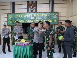 Polres Muara Enim Beri Kejutan HUT TNI ke-80