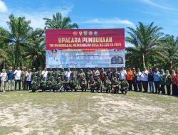 Songsong Kepedulian Pemerataan Pembangunan Desa Terpencil, TMMD ke-126 Kodim Muara Enim Resmi di Buka