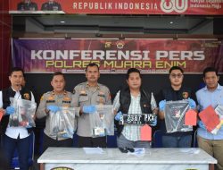 Satreskrim Polres Muara Enim Berhasil Bekuk Pelaku Pembunuh, Kasat : Sempat Buron
