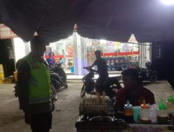 PERSONIL POLSEK MUARA KUANG GELAR KRYD MALAM MINGGU ANTISIPASI TINDAK KEJAHATAN DI ŴILAYAH HUKUMNYA