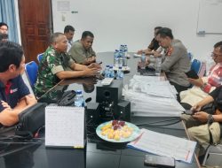 Silaturahmi Kapolsek Muara Kuang, Danramil .Muara Kuang, dan PLT Camat Rambang Kuang K PT BSP untuk memperkuat sinergi dan kerja sama dalam menjaga keamanan dan kemajuan