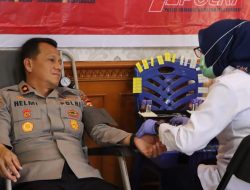 Polres Ogan Ilir Gelar Donor Darah Serentak Peringati HUT Humas Polri ke-74: Polisi Humanis, Harapan Masyarakat