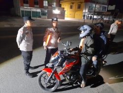 Patroli Malam Hari Diintensifkan,  Wakapolsek Indralaya Pimpin Patroli KRYD