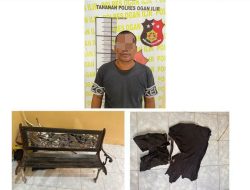 Satreskrim Polres Ogan Ilir Bekuk Tersangka Pembunuhan Di  Desa Tanjung Pring