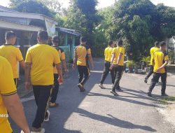 Polsek Indralaya Gelar Olahraga Bersama dalam Rangka Program Bhayangkara Healthy Sport untuk Jaga Kebugaran Personel