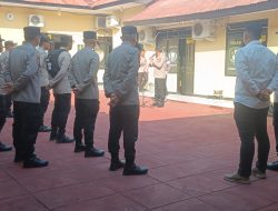 Kapolsek Indralaya Menggabil Apel Pagi Sebelumnya Kegiatan Rutin