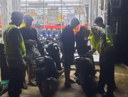 DI MALAM LIBUR POLSEK MUARA KUANG OPERASI KRYD UNTUK ANTISIPASI TINDAK KEJAHATAN SEPERTI 3C