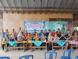 Bhabinkamtibmas Polsek Indralaya Hadiri Musyawarah Desa Tanjung Seteko