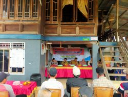 Bhabinkamtibmas Polsek Muara Kuang Hadiri Acara Musrenbang Di Desa Suka Cinta