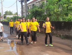 Kapolsek Indralaya Giat Pagi Jum’at Dengan Olah Raga Bersama Personil