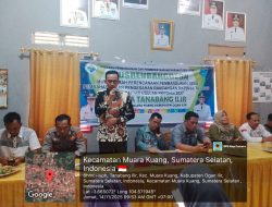 Bhabinkamtibmas Polsek Muara Kuang Menghadiri Kegiatan Musrenbang Di Desa Tanabang Ilir