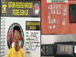 Satres Narkoba Polres Ogan Ilir Ungkap Kasus Narkotika, Amankan Pelaku Bersama Barang Bukti Shabu