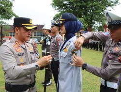 Jajaran Polsek Indralaya Mengikuti Gelar Apel Pasukan Operasi Zebra Musi 2025, Siap Wujudkan Kamseltibcarlantas Menjelang Operasi Lilin