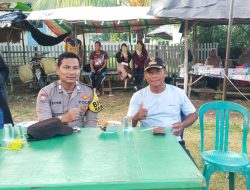 Bhabinkamtibmas Sambang Desa Binaannya Agar Situasi Ciptakan Keadaan Aman dan Kondusif