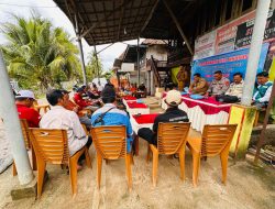 Kanit Binmas Polsek Muara Kuang Hadiri Musyawarah Desa Nagasari