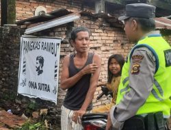 Bhabinkamtibmas Polsek Muara Kuang AIPTU ALI HARAKAN Sambangi Warga di Desa Binaan Sampaikan Pesan Kamtibmas