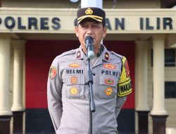 Tingkatkan Rasa Syukur dan Hindari Gaya Hidup Hedon, Wakapolres Ogan Ilir Beri Arahan dalam Apel Mingguan