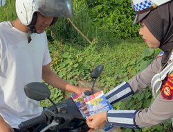 Ops Zebra Musi 2025 Sat Lantas Polres Ogan Ilir Menggutamakan Himbauan Terhadap Pengendara Dengan Humanis 