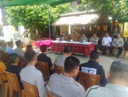 Kanit Binmas Polsek Indralaya Menghadiri  Giat Di Kampung Narkoba