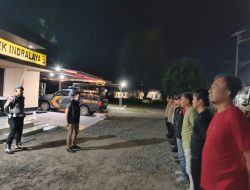 Polsek Indralaya Tingkatkan KRYD, Gelar Patroli Hunting Antisipasi 3C dan Gangguan Kamtibmas di Malam Akhir Pekan