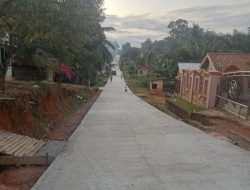 Warga Ucapkan Terima Kasih ke Bupati Banyuasin atas di Bangunnya Jalan Pilip 4 Ke Pilip 5