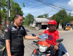 Polres Ogan Ilir Ajak Masyarakat Jauhi Narkoba, Sie Humas Lakukan Pemasangan spanduk Imbauan di Sejumlah Titik