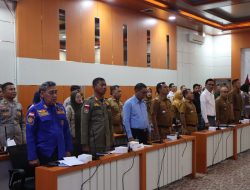 Polres Ogan Ilir Bersama Forkopimda Gelar Rapat Koordinasi Lintas Sektoral Operasi Lilin Musi 2025