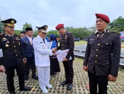 Momen Peringatan ke-77 Hari Bela Negara, Satresnarkoba Polres Ogan Ilir Dapat Penghargaan dari Pemkab