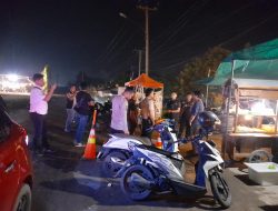 PATROLI PERSONIL POLSEK INDRALAYA ANTISIPASI TINDAK KEJAHATAN DAN GANGGUAN KAMTIBMAS PADA MALAM TAHUN BARU 2026