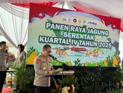 KEGIATAN PANEN RAYA JAGUNG SERENTAK KUARTAL IV DALAM RANGKA MENDUKUNG SWASEMBADA PANGAN TAHUN 2025 SECARA VIRTUAL MELALUI VIDEO CONFERENCE DI SELURUH WILAYAH INDONESIA