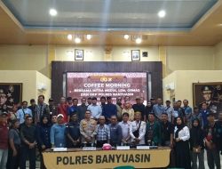 Kapolres Banyuasin Deklarasikan Slogan “SIAP”, Gandeng Wartawan dan Ormas Ciptakan Banyuasin Kondusif