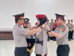 Kapolres Ogan Ilir Pimpin Upacara Pelantikan Kasat Res PPA dan PPO Polres ogan Ilir