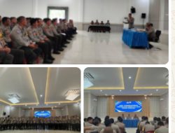 Dorong Peningkatan Pelayanan Kapolres Gelar Anev Kinerja Bhabinkamtibmas di Polres Ogan Ilir 