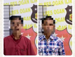 Dua Pelaku Cabul terhadap Mahasiswi Ditangkap dan Ditahan di polres ogan ilir