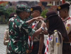 Bangun Karakter Pelajar Cinta NKRI Kodim Muara Enim Buka Persami KKRI Bagi Pelajar