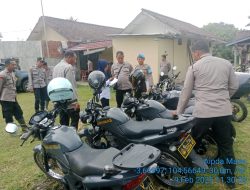 Cek Inventaris, Bag Logistik Polres Ogan Ilir Supervisi Polsek Muara Kuang