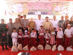KAPOLRES BANYUASIN HADIRI TASYUKURAN PRESTASI PERTANIAN NASIONAL, JAMIN KEAMANAN KEGIATAN